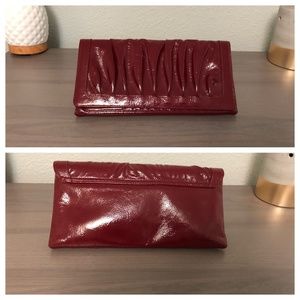 Nordstrom Red Patent Leather Clutch